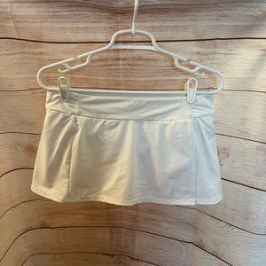 Athleta size S. White swim skirt.